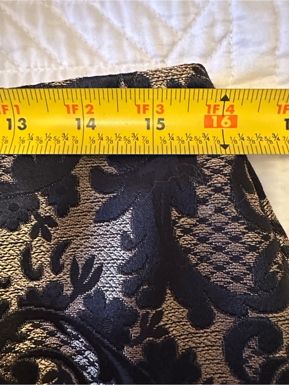 Worthington Black Lace-Overlay Pencil Skirt on Gold Base - Picture 5 of 8